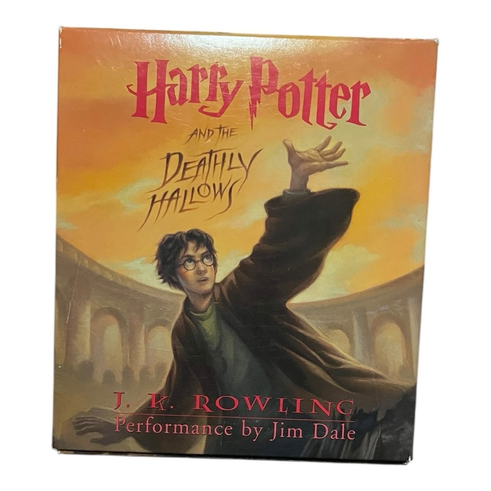 Harry‎ Potter And The Deathly Hallows Audiobook 17-Disc CD Set Year 7 Jim Dale